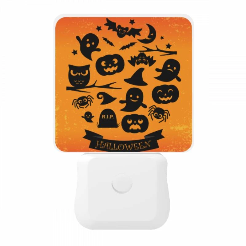 Night Light, A collection of Halloween symbols. Night Light, A Collection Of Halloween Symbols. -Pattern Night Light e6120e3a0eb6fee290c7702cdca90943120ff84c