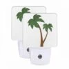 Night Light Set Of 2, A Green Palm Tree With A Brown Trunk. 2 Night Light Set Of 2, A Green Palm Tree With A Brown Trunk. -Pattern Night Light e6599cd1ab7b239ca8b57c3dd157b04f78f3676a