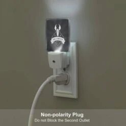 Night Light Set Of 2, A Black And White Poster With A Skull And Crossbones On It. 6 Night Light Set Of 2, A Black And White Poster With A Skull And Crossbones On It. -Pattern Night Light e70c4fb5bbb732052fe75a18a85d0b3812f95de5