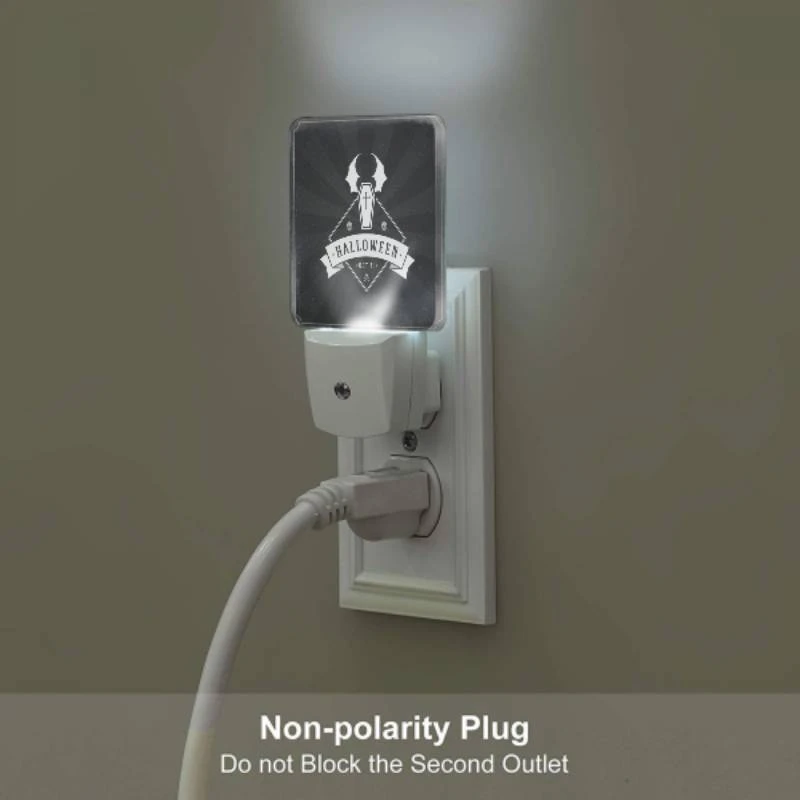 Night Light Set of 2, A black and white poster with a skull and crossbones on it. Night Light Set Of 2, A Black And White Poster With A Skull And Crossbones On It. -Pattern Night Light e70c4fb5bbb732052fe75a18a85d0b3812f95de5