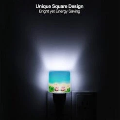 Night Light Set Of 2, Two Red And White Striped Beach Chairs Are Sitting On The Sand. 5 Night Light Set Of 2, Two Red And White Striped Beach Chairs Are Sitting On The Sand. -Pattern Night Light e763ad33588397e7348b5c61ec3cb452ce9ea92c