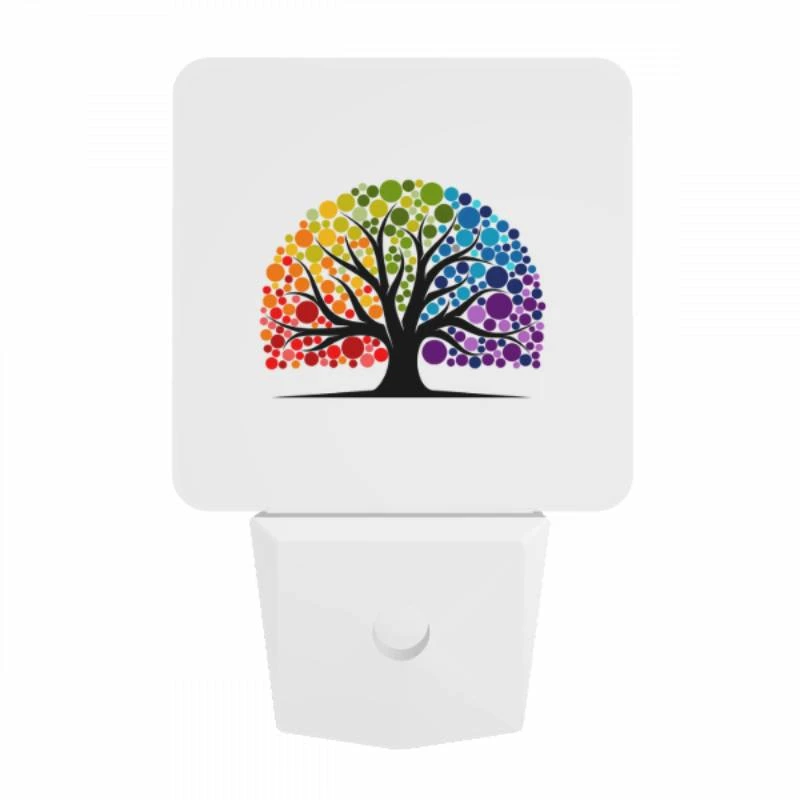 Night Light, A colorful tree with a rainbow of colors. Night Light, A Colorful Tree With A Rainbow Of Colors. -Pattern Night Light e7b0155bcbb782ec67fca0ab7fd607b5663fabe6