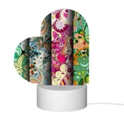 Love Acrylic Night Light, Four Different Colored Paintings Of Flowers. 11 Love Acrylic Night Light, Four Different Colored Paintings Of Flowers. -Pattern Night Light e81ac7243ecc3a7a1876325185fe01fb38f67218