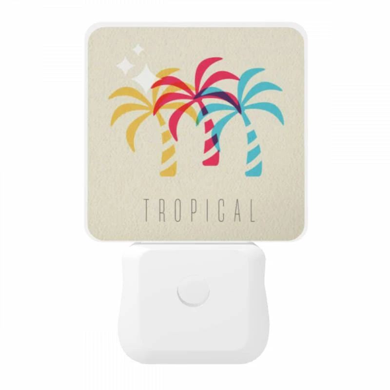 Night Light, A colorful tropical logo with palm trees. Night Light, A Colorful Tropical Logo With Palm Trees. -Pattern Night Light e8f0b6ad24bad152417cf7920d4864e22cbc7139