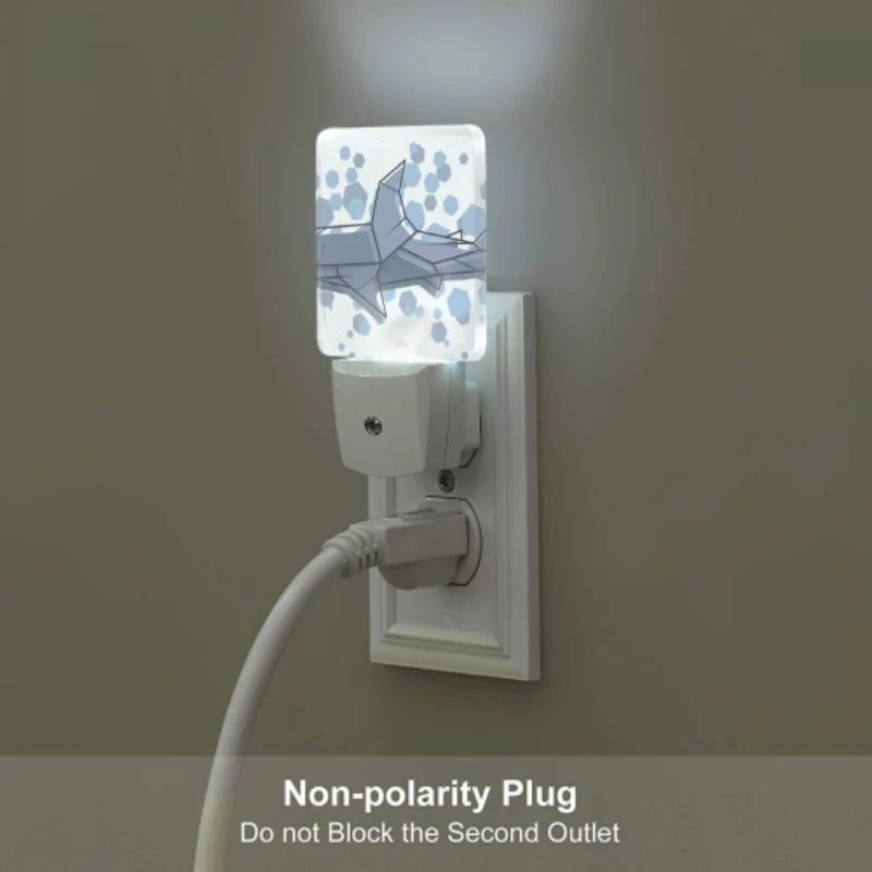 Night Light, A shark is shown in a cartoon style with a blue background. Night Light, A Shark Is Shown In A Cartoon Style With A Blue Background. -Pattern Night Light ebd92cc8e27faed3f96e3fc16a6f27306463cea5