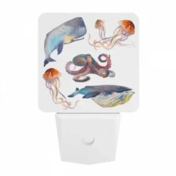 Night Light, A Collection Of Sea Creatures 9 Night Light, A Collection Of Sea Creatures -Pattern Night Light ec54ee45d7de99fb92cf7d2396f341a796ae1032