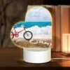 Love Acrylic Night Light, A Red Bicycle Is Parked On The Beach. 1 Love Acrylic Night Light, A Red Bicycle Is Parked On The Beach. -Pattern Night Light edf22594d4cb587b7b9711362eb3783cc1115085