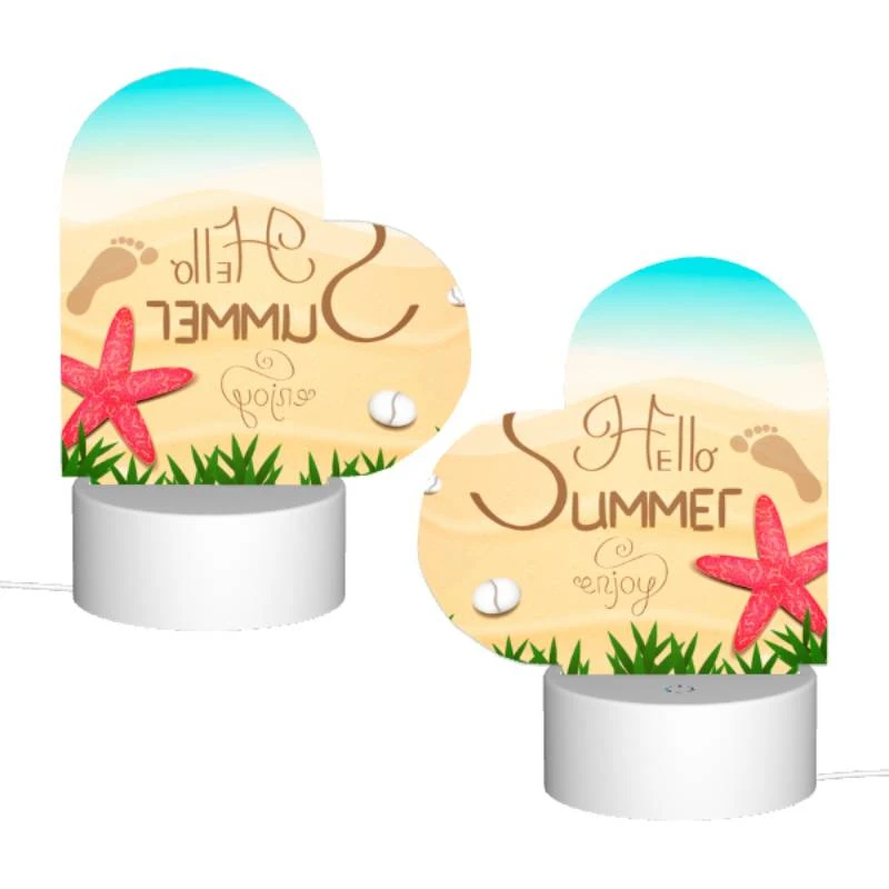 Love Acrylic Night Light, A colorful beach scene with a starfish Love Acrylic Night Light, A Colorful Beach Scene With A Starfish -Pattern Night Light eedd0671470acced27ea9f7347231e3ddbcc39cb
