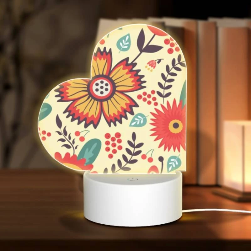 Love Acrylic Night Light, A colorful flower with a dial in the center. Love Acrylic Night Light, A Colorful Flower With A Dial In The Center. -Pattern Night Light ef48a36a4dfe2b435fb450a76be10af7b8c07b37