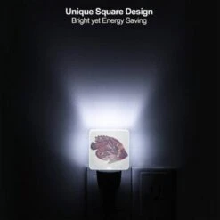 Night Light, A Colorful Fish With A Purple Body And A Black Tail. 6 Night Light, A Colorful Fish With A Purple Body And A Black Tail. -Pattern Night Light ef66c33a6c0261c9d5b43fb90a5b637bdeb1f4d1