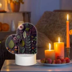 Love Acrylic Night Light, A Collection Of Various Plants And Flowers. 8 Love Acrylic Night Light, A Collection Of Various Plants And Flowers. -Pattern Night Light ef78f642aa0be84aa652c321c537aee0a9997882