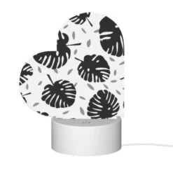 Love Acrylic Night Light, A Pattern Of Black And White Leaves. 11 Love Acrylic Night Light, A Pattern Of Black And White Leaves. -Pattern Night Light f014d461b519e7d609bc94c3a1bcea9ed8ee8958