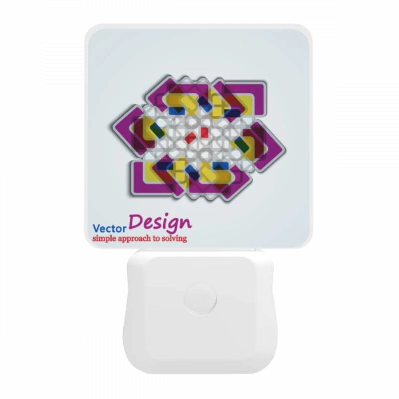 Night Light, A colorful geometric design with a purple background. Night Light, A Colorful Geometric Design With A Purple Background. -Pattern Night Light f0fed1813e3f5491ffbea5515a878b06cfe1a02b