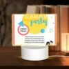 Rectangular Acrylic Night Light, A Poster Advertising A Summer Party. 1 Rectangular Acrylic Night Light, A Poster Advertising A Summer Party. -Pattern Night Light f202d9f9bafefa73d4eeeab0fda6c16849ae1932