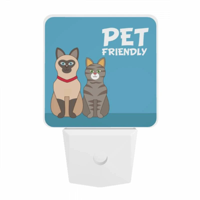 Night Light, Two cats are sitting next to each other Night Light, Two Cats Are Sitting Next To Each Other -Pattern Night Light f2a774ee29c1db57a143706a8aebc06dceb835d6