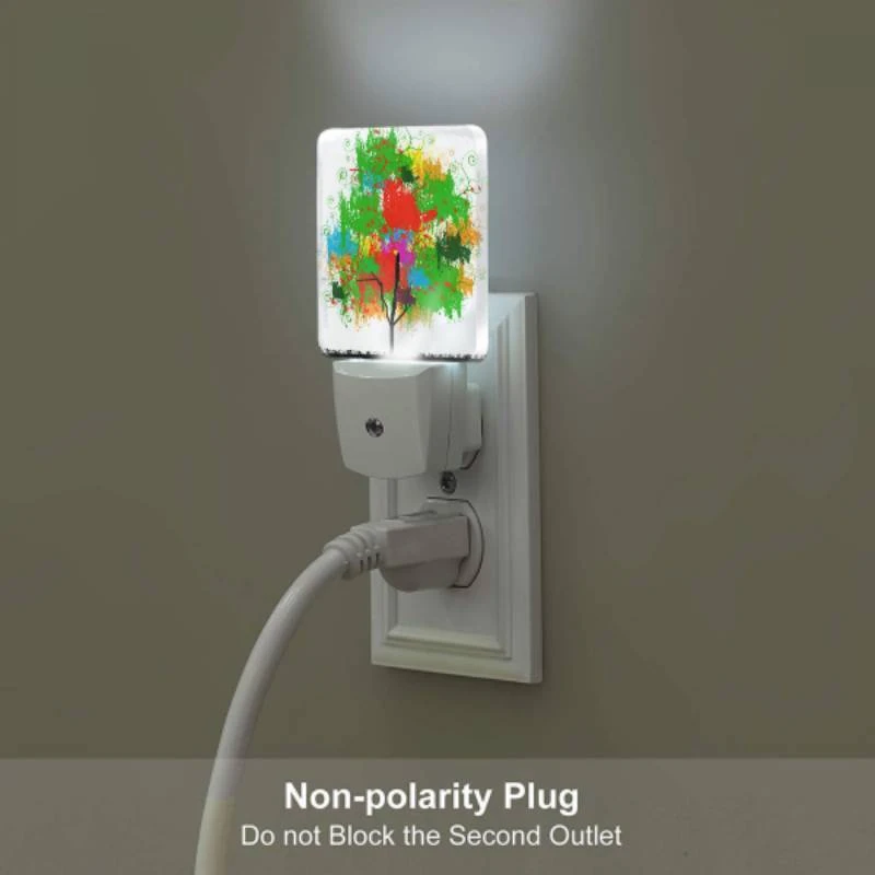 Night Light, A tree with a lot of colorful paint on it. Night Light, A Tree With A Lot Of Colorful Paint On It. -Pattern Night Light f2ea195ff10ad5feb93c1a4d848de8219303492c