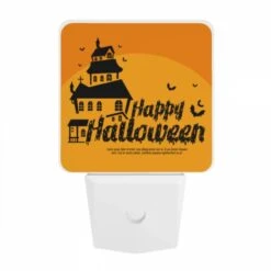 Night Light, A Halloween Poster With A Haunted House And Bats. 9 Night Light, A Halloween Poster With A Haunted House And Bats. -Pattern Night Light f4cdb8e6877ef89f3126cc3edd4a016fabdbea7b