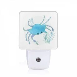 Night Light, A Blue Crab With Green Legs And Antennae.