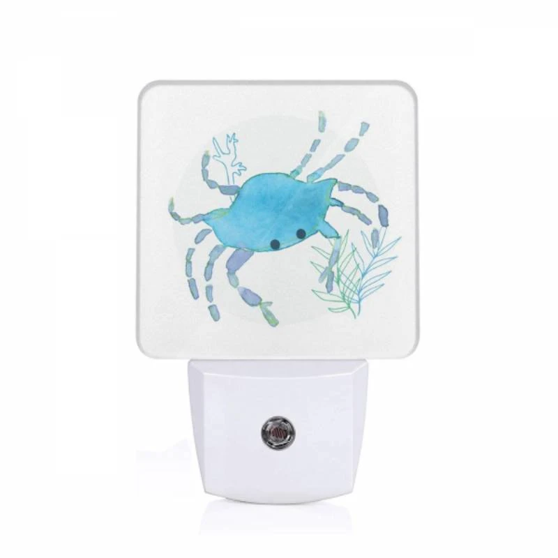 Night Light, A blue crab with green legs and antennae. Night Light, A Blue Crab With Green Legs And Antennae. -Pattern Night Light f577cc4e55ba374e216b5f6d8f449d40360e4f48