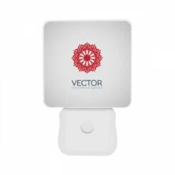 Night Light Set Of 2, A Red And White Circle With A Red Center. 10 Night Light Set Of 2, A Red And White Circle With A Red Center. -Pattern Night Light f604512861d592c171ef008e26c1a00a02e26243