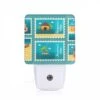 Night Light, A Collection Of Six Different Colored Postage Stamps Featuring Beach And Tropical Themes. 1 Night Light, A Collection Of Six Different Colored Postage Stamps Featuring Beach And Tropical Themes. -Pattern Night Light f6e42a6a85a935c1f0abd47a521bcc21f0008469
