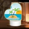 Love Acrylic Night Light, A Palm Tree Is Growing On A Small Island In The Middle Of The Ocean. 1 Love Acrylic Night Light, A Palm Tree Is Growing On A Small Island In The Middle Of The Ocean. -Pattern Night Light f74d76a216aa44ff1f4b96cd953877988a57cc5b