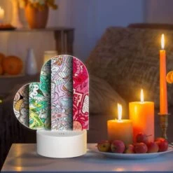Love Acrylic Night Light, Four Different Colored Designs Of Swirls And Patterns. 8 Love Acrylic Night Light, Four Different Colored Designs Of Swirls And Patterns. -Pattern Night Light f83af70132fcbee93cb6e17cf652f79aa5233255