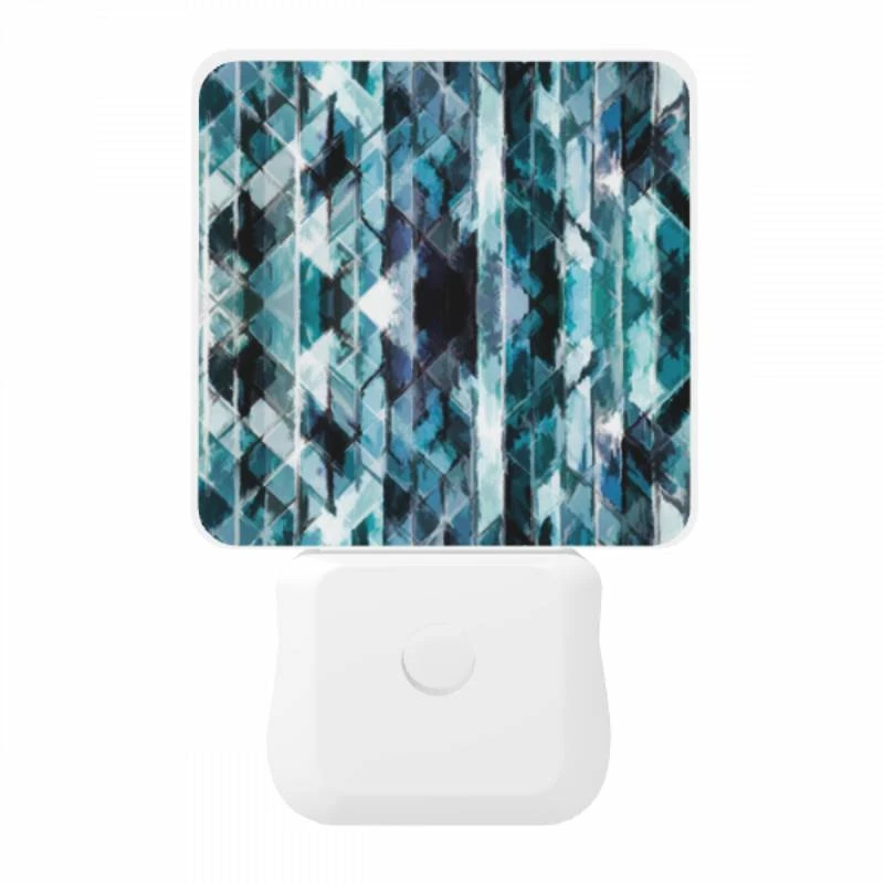 Night Light, A blue and white patterned wallpaper. Night Light, A Blue And White Patterned Wallpaper. -Pattern Night Light f9b89e3a47d41a0b90c228d4a21e275f35dea4b7