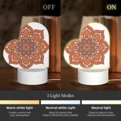 Love Acrylic Night Light, A Colorful Flower With Blue 4 Love Acrylic Night Light, A Colorful Flower With Blue -Pattern Night Light fc04a45842f4a87064db57e7349e7d7f43d07a49
