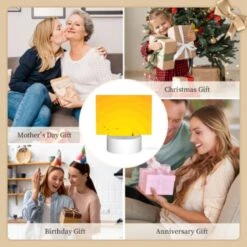 Rectangular Acrylic Night Light, A Boat Is Sailing On The Water With A Beautiful Sunset In The Background. 9 Rectangular Acrylic Night Light, A Boat Is Sailing On The Water With A Beautiful Sunset In The Background. -Pattern Night Light fc6dd53071cda595345bb381638c5ea84f3231f5