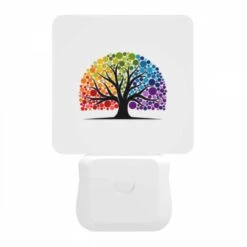 Night Light, A Colorful Tree With A Rainbow Of Colors. 11 Night Light, A Colorful Tree With A Rainbow Of Colors. -Pattern Night Light fcfbf6d6779c4b6cd9af7a31d868ed025934fd90