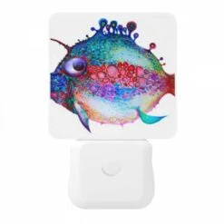 Night Light, A Colorful Fish With A Blue And Red Body. 10 Night Light, A Colorful Fish With A Blue And Red Body. -Pattern Night Light fd0b87458d90876752f60dc29832dcbb47bdbddd