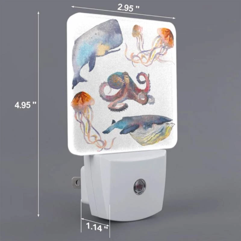 Night Light, A collection of sea creatures Night Light, A Collection Of Sea Creatures -Pattern Night Light feaf7dbfe5e1159ba0e6458c7bee40f55fa3a593
