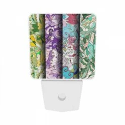 Night Light Set Of 2, Four Different Colored Designs Of A Clock. 8 Night Light Set Of 2, Four Different Colored Designs Of A Clock. -Pattern Night Light ff1dfa1fb802ac986a535ed05e2d250034241239