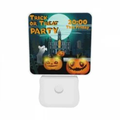 Night Light Set Of 2, A Poster Advertising A Halloween Party. 9 Night Light Set Of 2, A Poster Advertising A Halloween Party. -Pattern Night Light ff78e1d0edbac8a0a7ece03905731cc61ebb2bcf